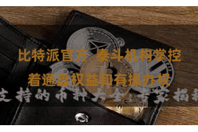 比特派官方  泰斗机构掌控着通盘权益和有操办权
