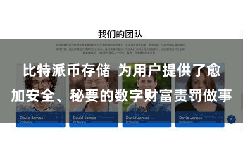 比特派币存储  为用户提供了愈加安全、秘要的数字财富责罚做事