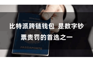比特派跨链钱包  是数字钞票责罚的首选之一